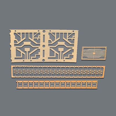 Metal Kimyasal Etching Cooper LC Yarım iletken için kurşun çerçeve
